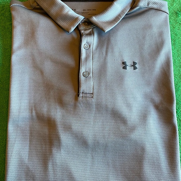 UA XXL Golf polo Grey - Picture 2 of 4